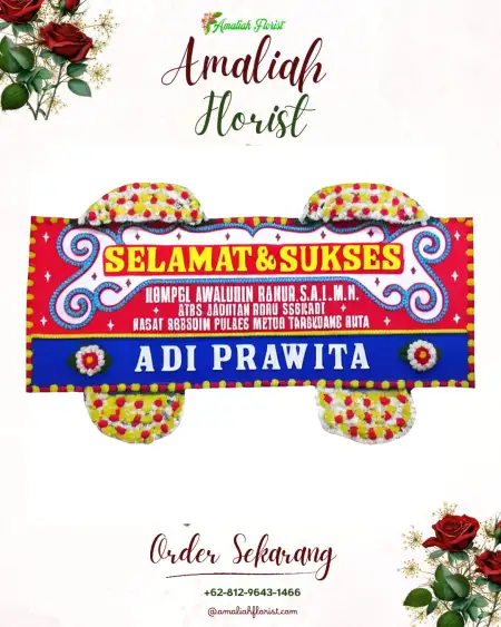 Papan Bunga Ucapan Selamat Pegambiran